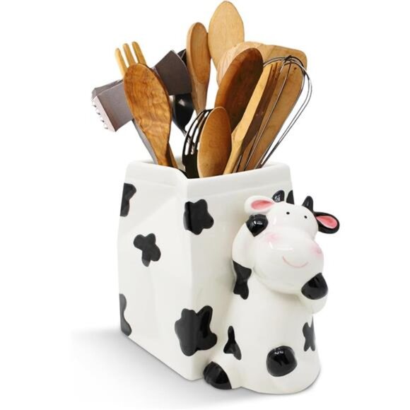 Utensil Holder | Cow Gifts For Women - Picture 1 of 8